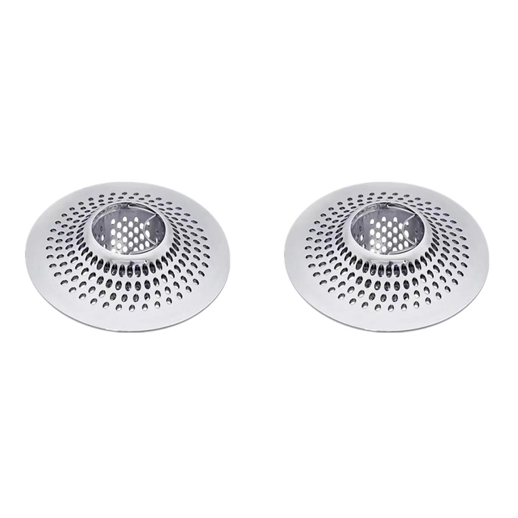 Ctrlzs 2X Shower Drain Hair Catcher -Up Drain Hair Strainer Hair Trap Bath Tub Drain Stopper Drain Cover Bathroom Sink Drain