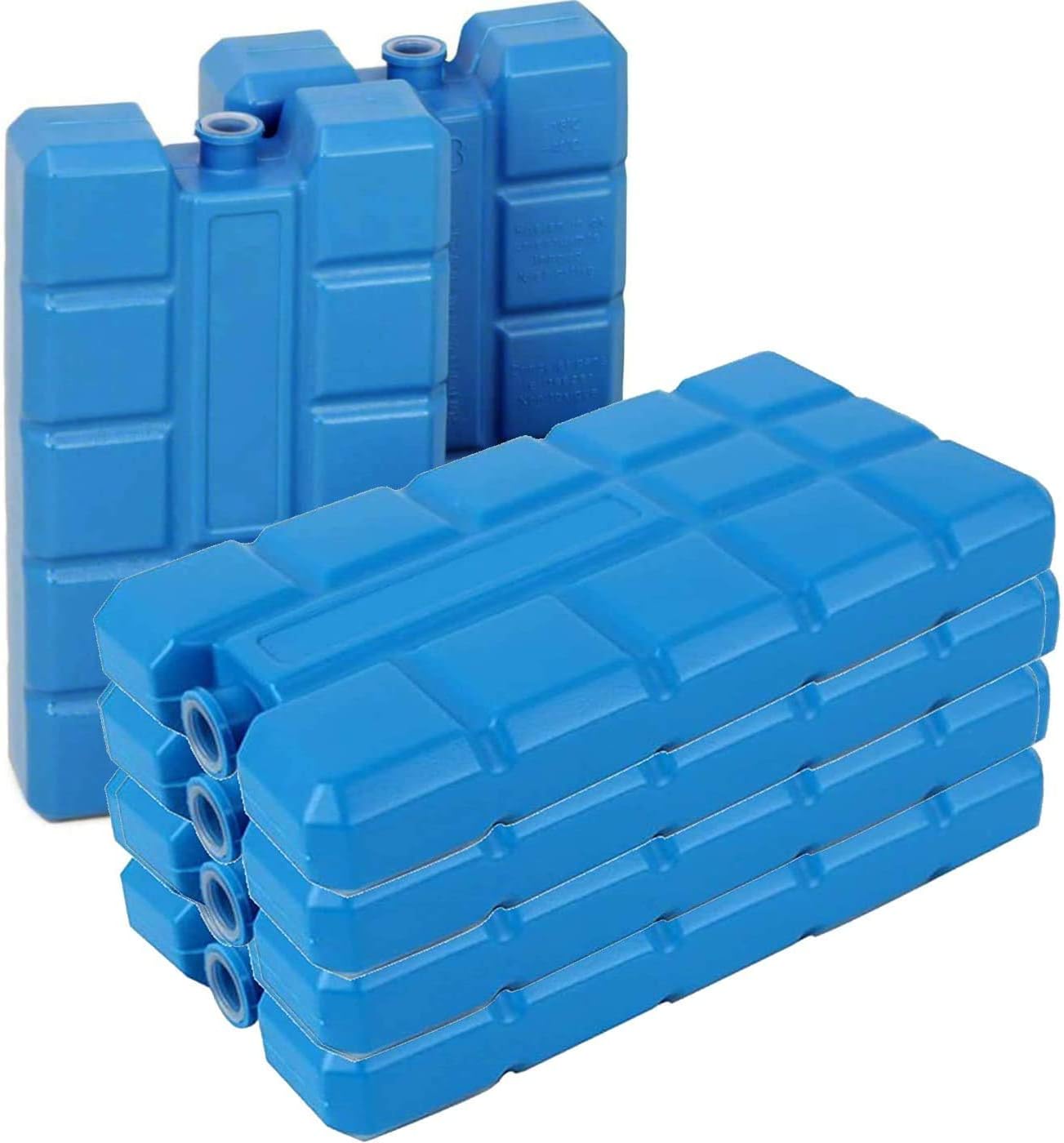 MUQU® Freezer Ice Cooler Blocks, 200mL Pack of 6 for Cooler Bag