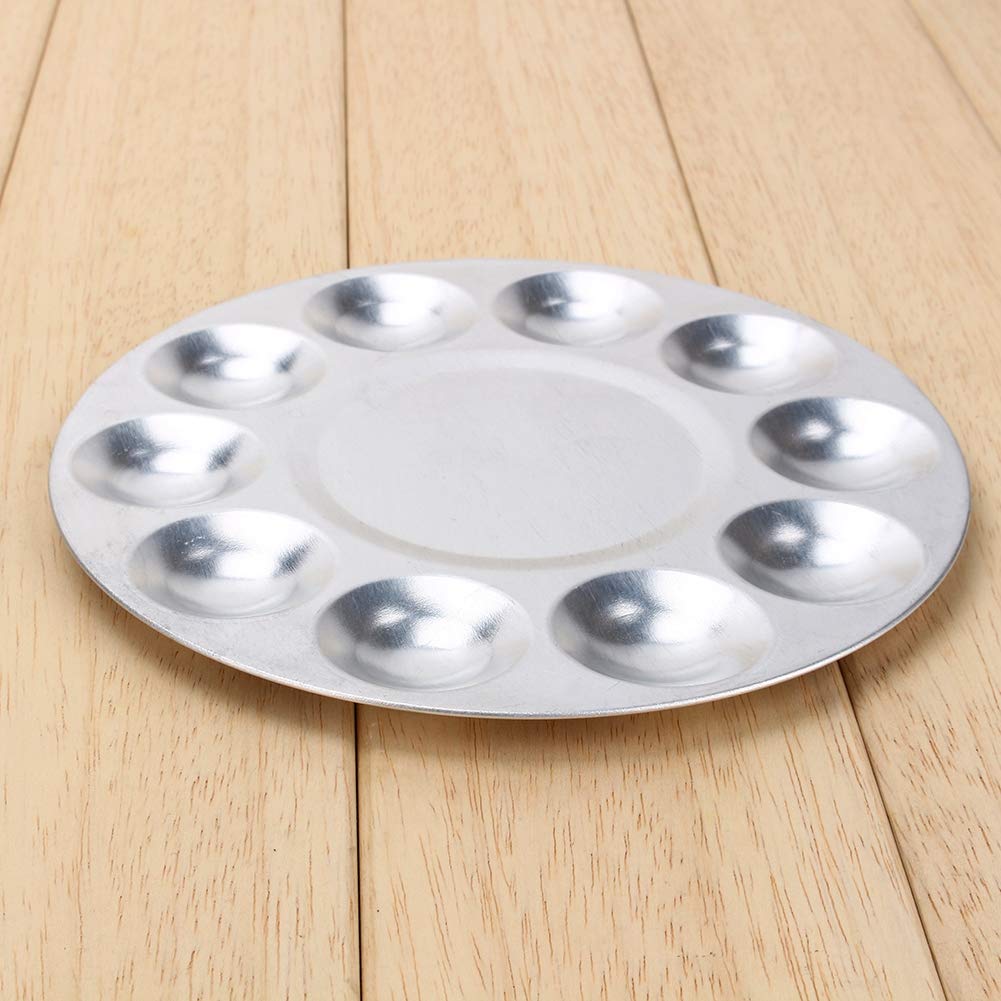 2er Set Runde Aquarell Paletten Aus Aluminium - Perfekt Für Künstler & Hobby Maler