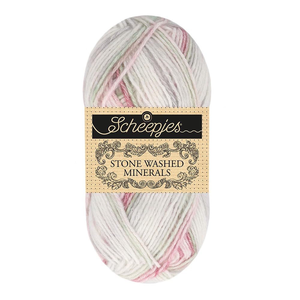 Scheepjes - Scheepjes Stone Washed Minerals 902 Malachite M (130m) Soft Yarn - 1x50g