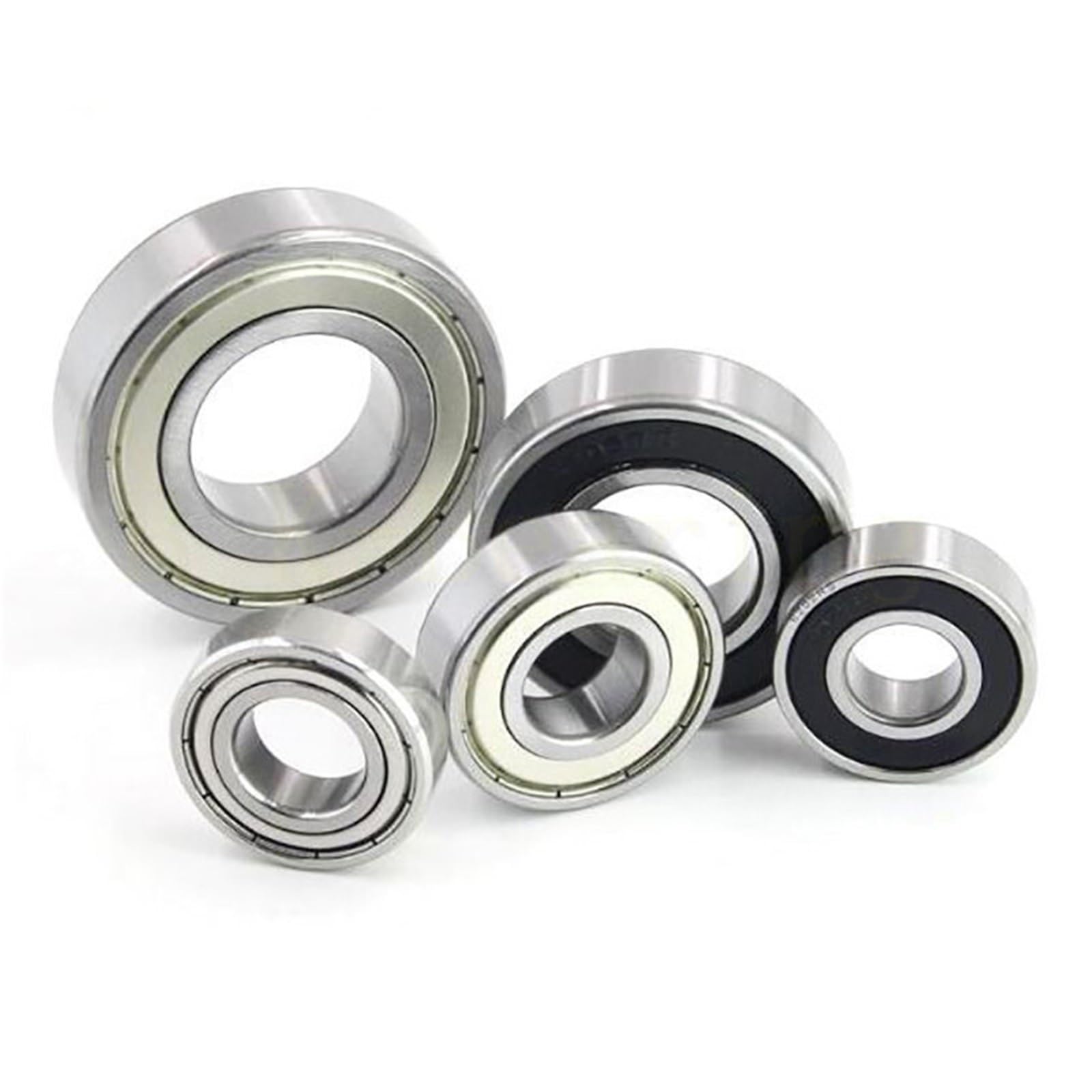 1 pz Cuscinetto a Sfere scanalato Cuscinetti a Doppia Guarnizione in Metallo o Gomma Gabbia in Acciaio Stampato a Singola Prestazioni stabili 3000 Giri/min(6300RS(10X35X11))