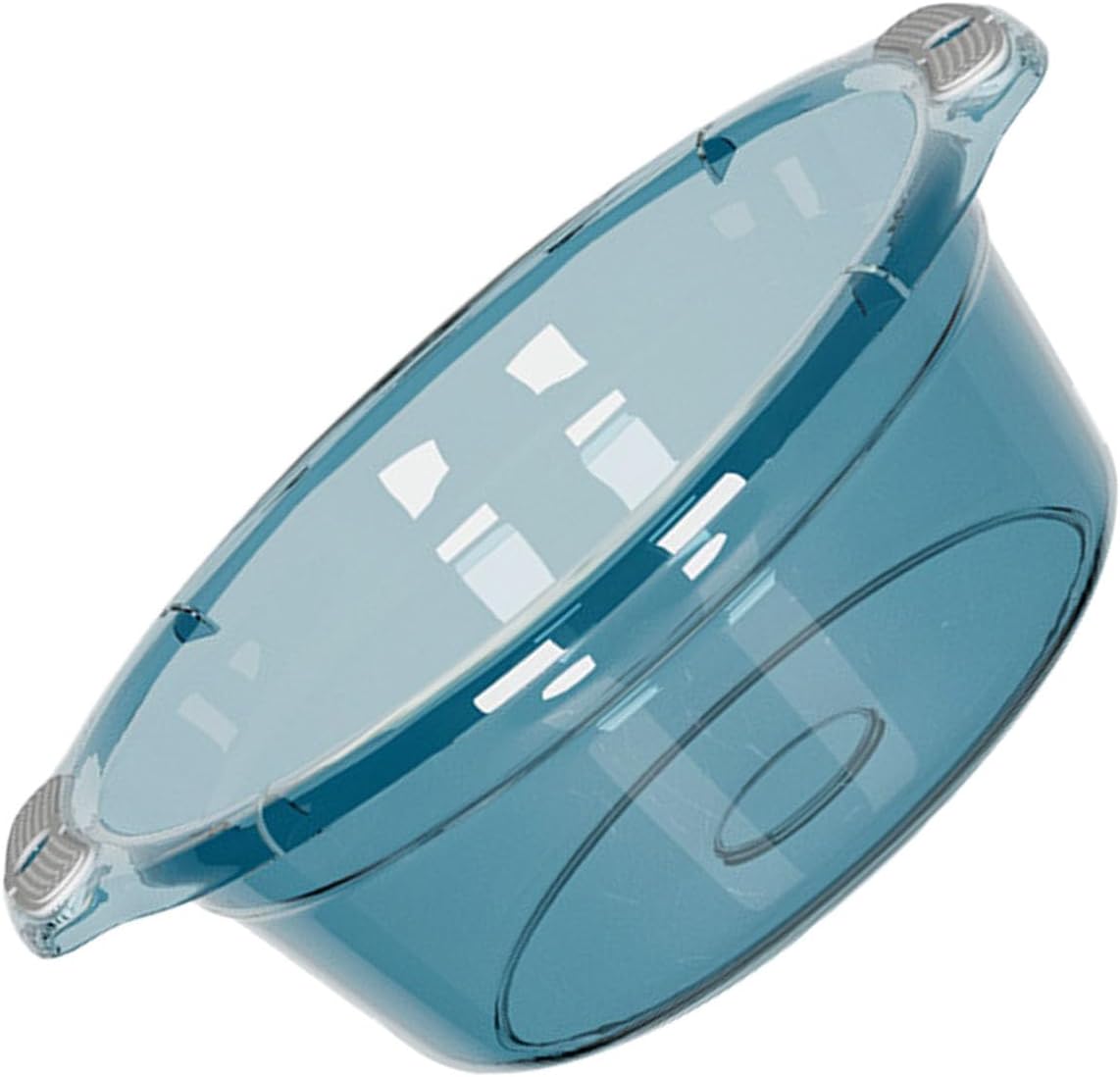 TARSHYRY Plastic Basin, Thick and Durable Dish Wash Basin with Sturdy Handles, for Bathroom Kitchen Laundry Student Dormitory Household Use (L)