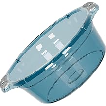 Plastic Portable Dish Basin Thick and with Handles for Kitchen Bathroom Laundry Use Large