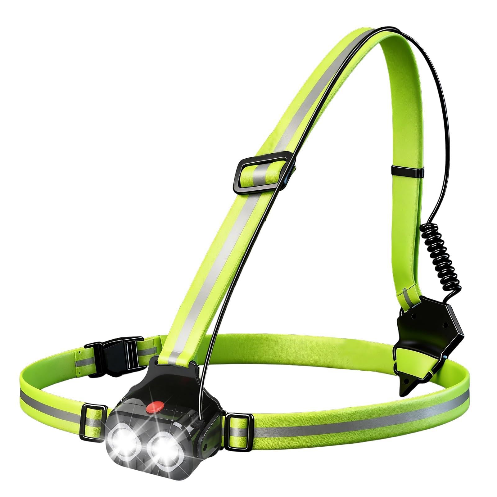 nilic Running Chest Light with Rear Warning Light