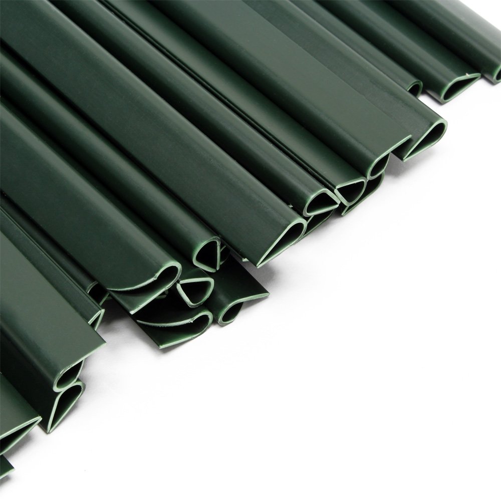 WilTec Cinta protección Vallas, Verde 70mx19cm, PVC 650g/m², con 40 Clips Lámina privacidad