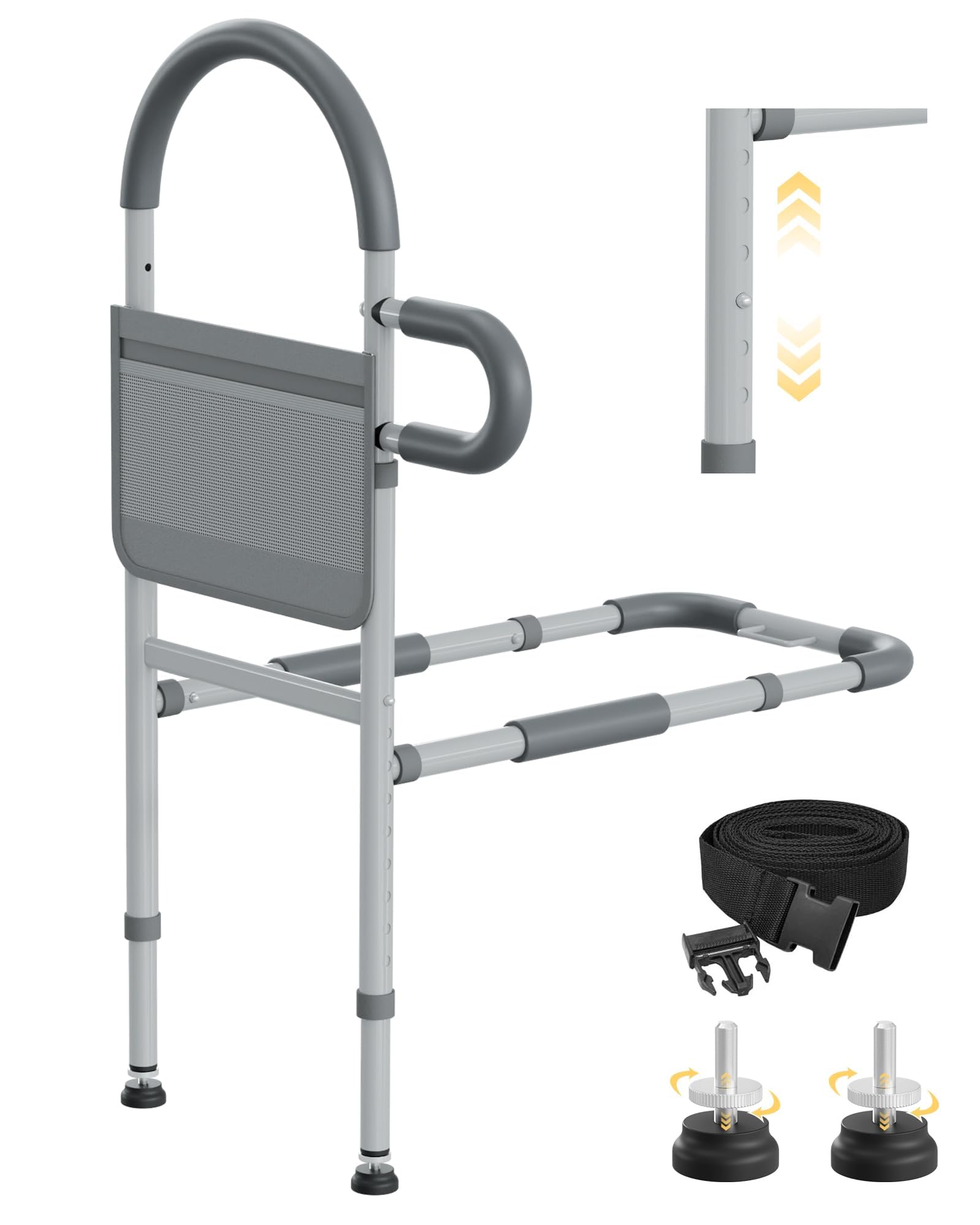 Bed Rails for Elderly Adults Safety Bedrails for Elderly Adults Grab Bar Bed Handrails Cane for Seniors with