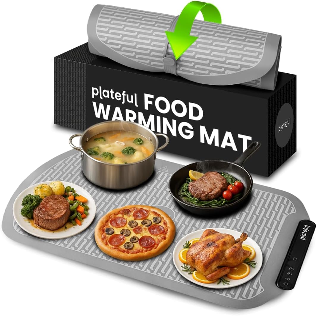 Food Heating Mat for Bufet Party Electric Heating Tray / Nauszniki Na Blat Podgrzewacz Uszy Ciepła Tacka Do Przechowywania Naczyń
