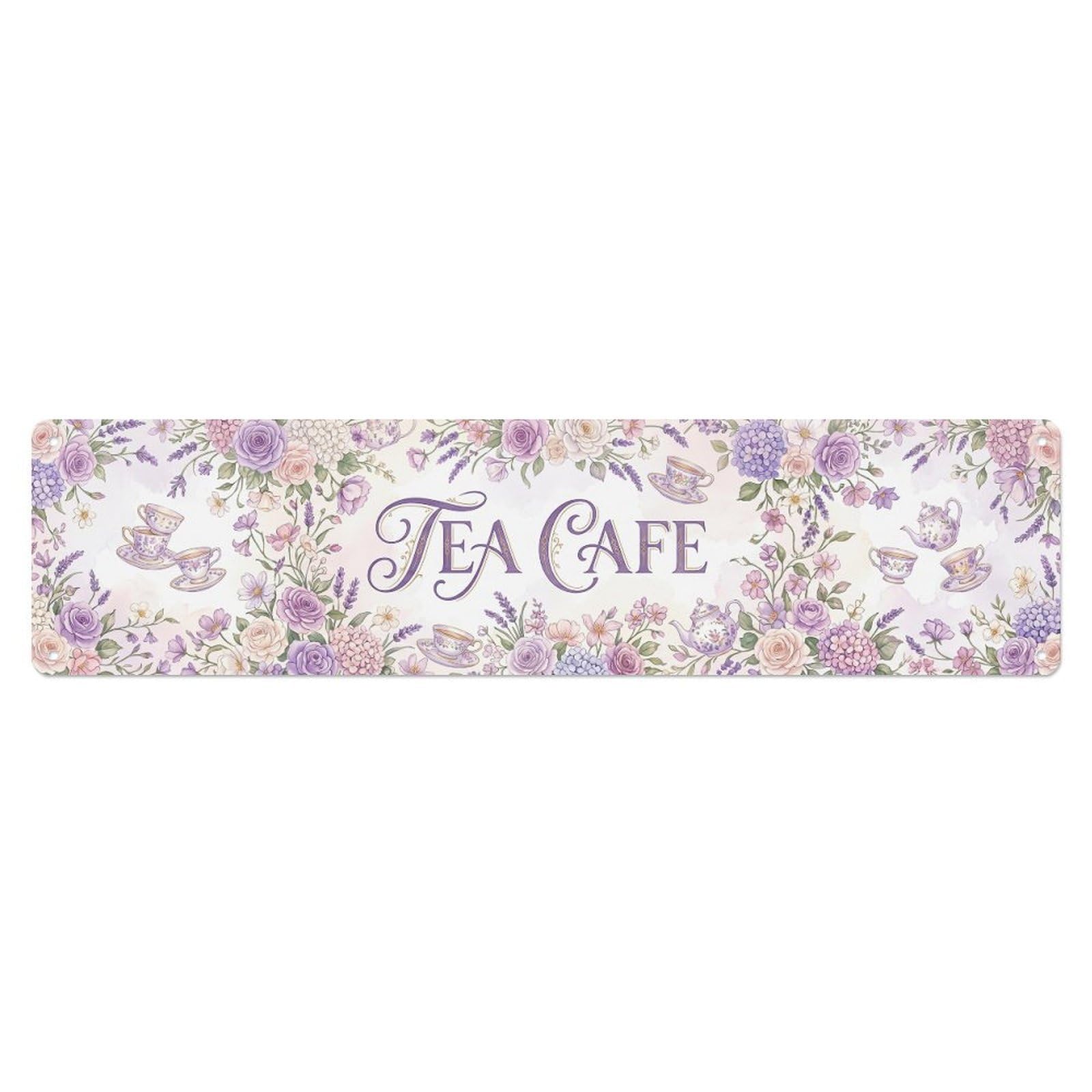 Tea Cafe Vintage Decor Metal Tin Sign