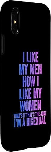 Miniatura 9 de Carcasa divertida para iPhone 13 Pro Max con texto en inglés "I Like My Men How I Like My Women"