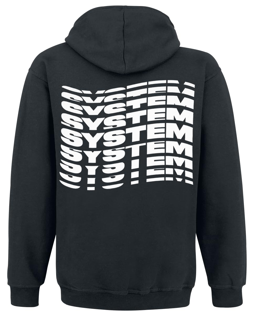 System Of A Down System Waves Männer Kapuzenpullover schwarz