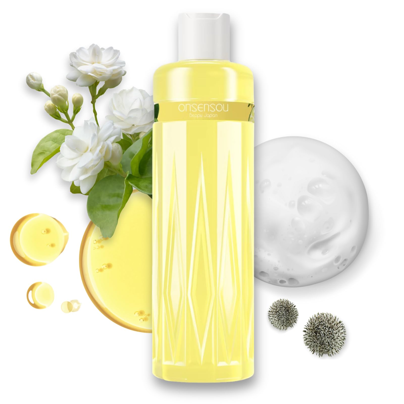 Moisturising Shampoo 300 ml Shampoo Moisturising Dry Hair No Silicone Citrus Fragrance Natural Foam Dry Hair Made in Japan Foam Citrus Fragrance