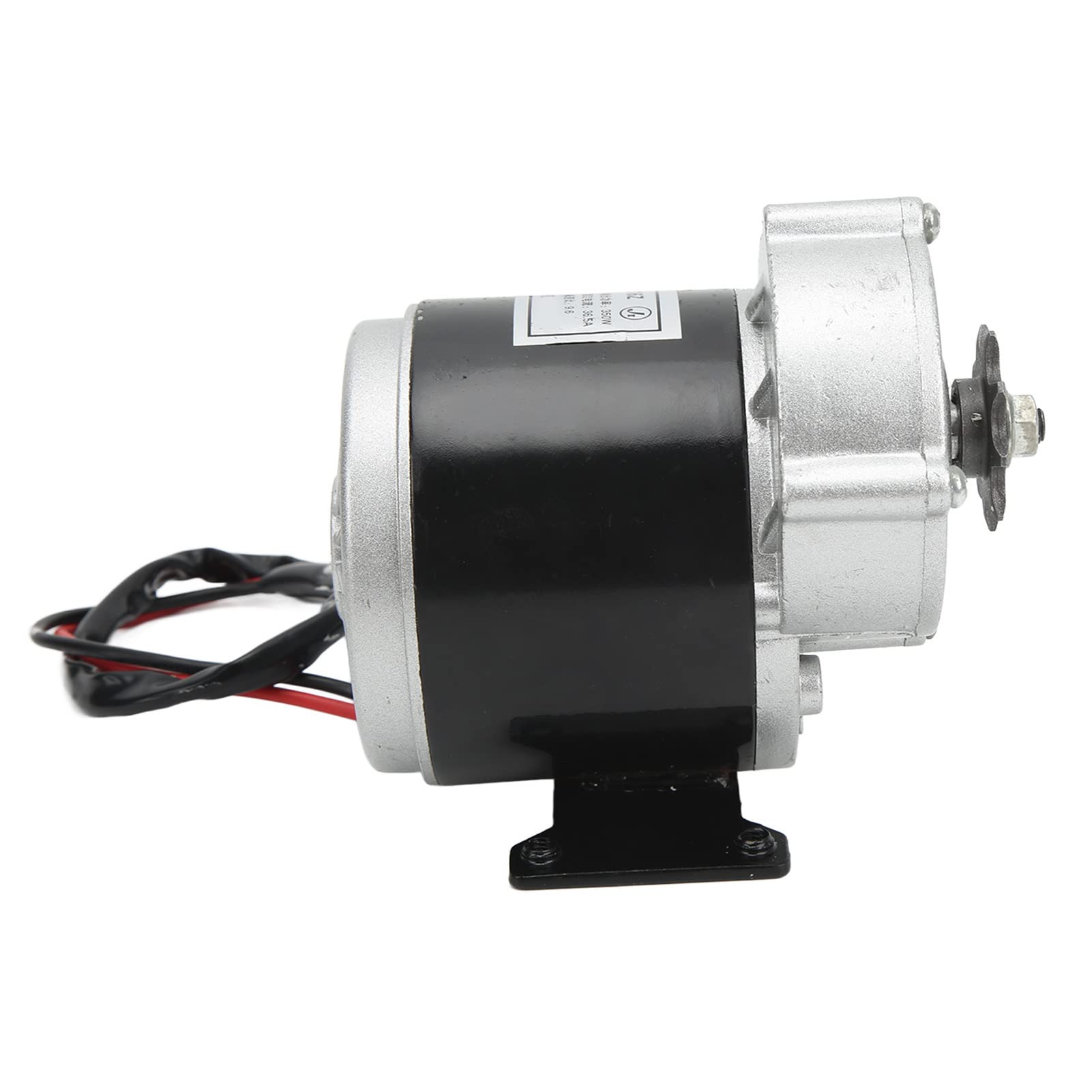 CHICIRIS Zestaw Silnika Elektrycznego do Skutera 12V 350W Zestaw Silnika do Roweru Elektrycznego ze Stopu Aluminium ze Szczotkowanym Kontrolerem 3000 Obr./min Przekładnia 13T i łańcuch 38 Skuterów