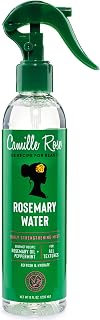 Camille Rose Rosemary Water Strengthening Hair Mist, 8 Oz | Daily Rosemary Water Mist with Peppermint & Aloe Vera to Strengthen, Hydrate & Refresh Hair and Scalp