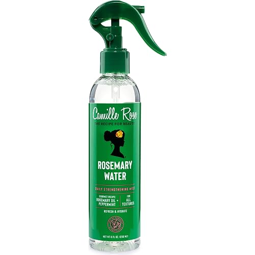 Camille Rose Rosemary Water Strengthening Hair Mist, 8 Oz