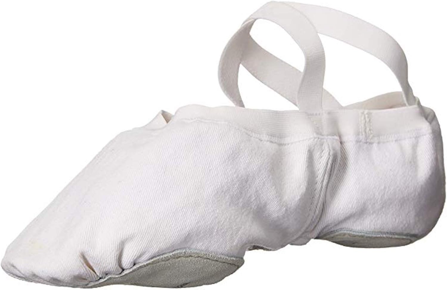 Bloch Women's Dance Men's Pump Split Sole Canvas Ballet Slipper/Shoe, White, 10
