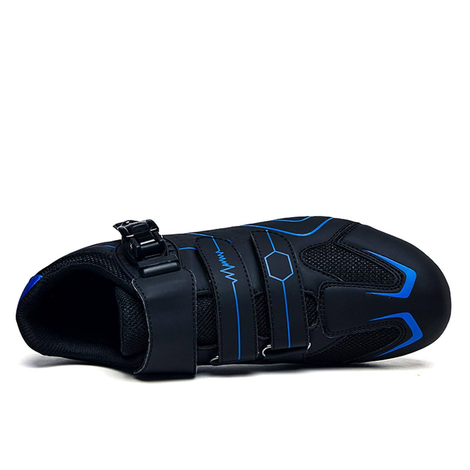 Hixingo Chaussures de Cyclisme pour Hommes, Femmes, Chaussures D'équitation sur Route et Montagne, Respirantes Caoutchouc Semelle Chaussures de Vélo sans Verrouillage