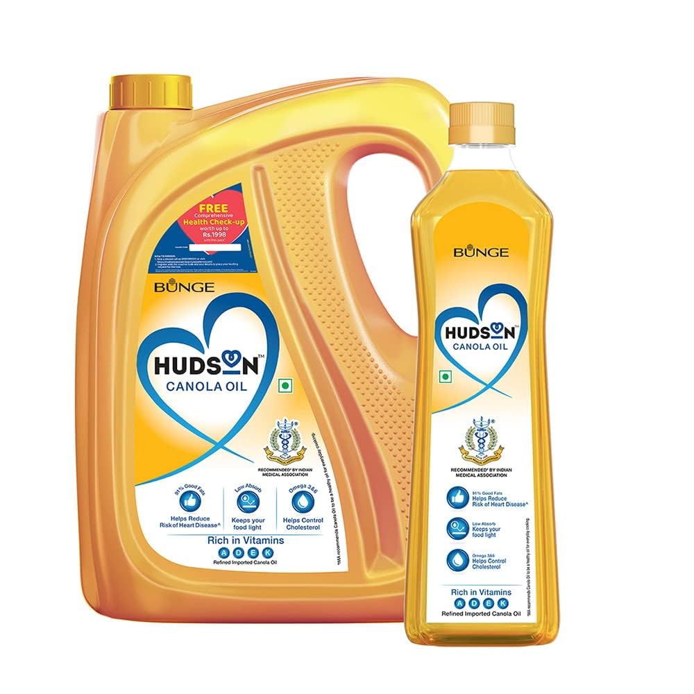 Hudson Canola Oil 5L + 1L Combo Pack (B0CSG6L9K6) Amazon Price History, Amazon Price Tracker