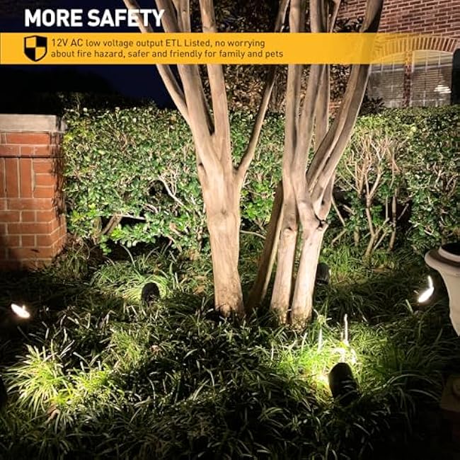 MALIBU Landscape Lighting Spotlight Floodlight 50W Warm White 8301-9601