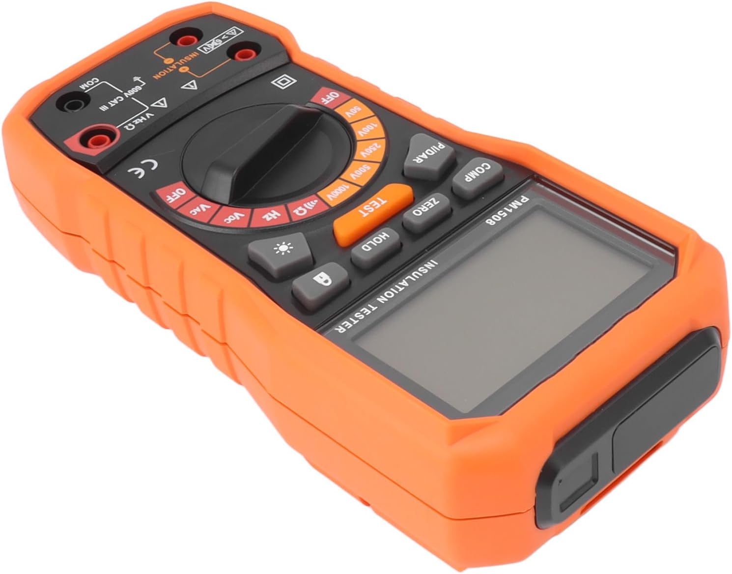 Pilipane Digital Insulation Resistance Tester Handheld High Accuracy Insulation Resistance Meter for Electrical Equipment Testing in Residential Commercial Light Industrial Locations ABS