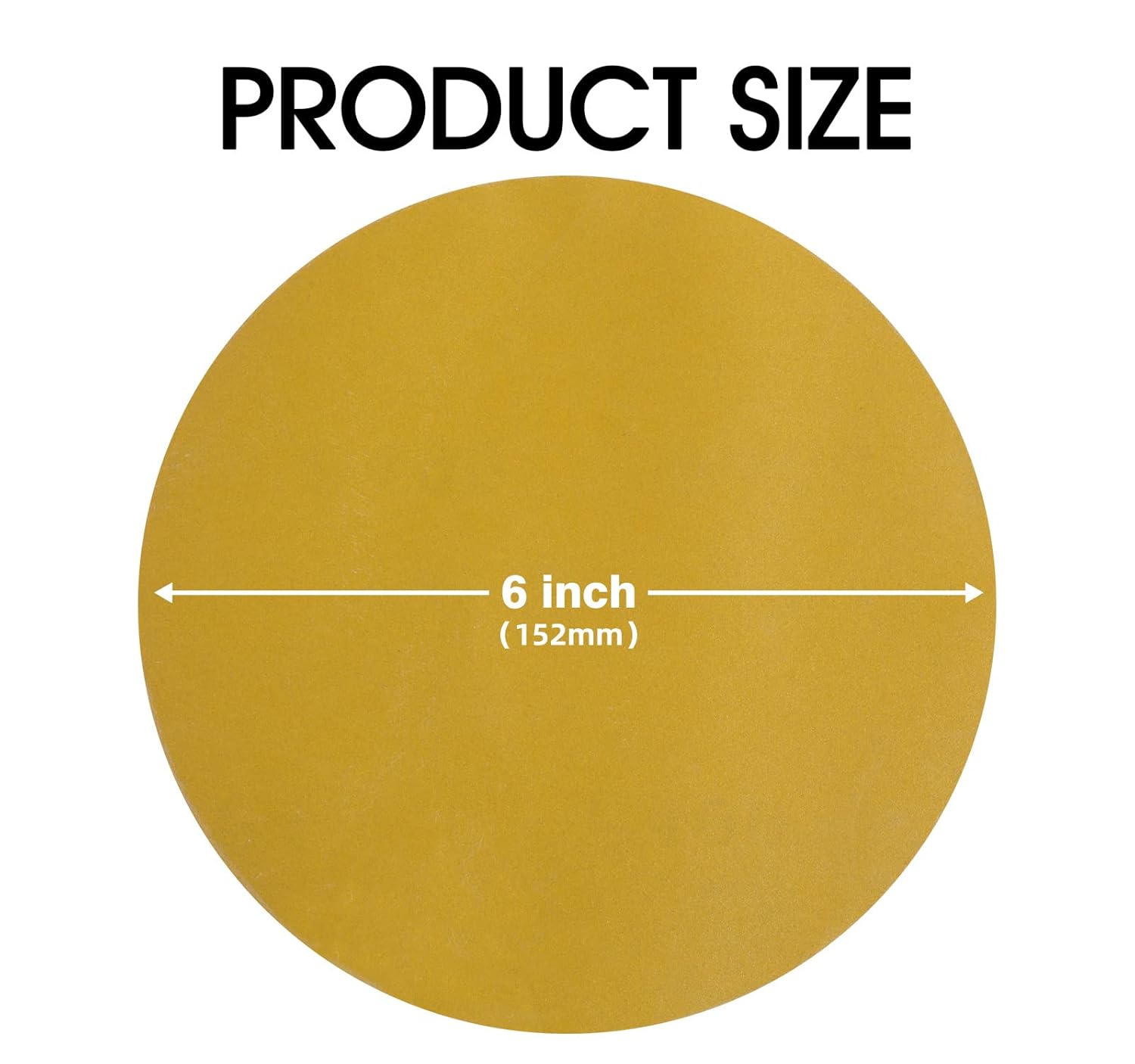 100 PCS PSA Sanding Discs 6 Inch Sanding Discs Self Stick 400 Grit Aluminum Oxide Round Adhesive Backing Sandpaper for Orbital Sander
