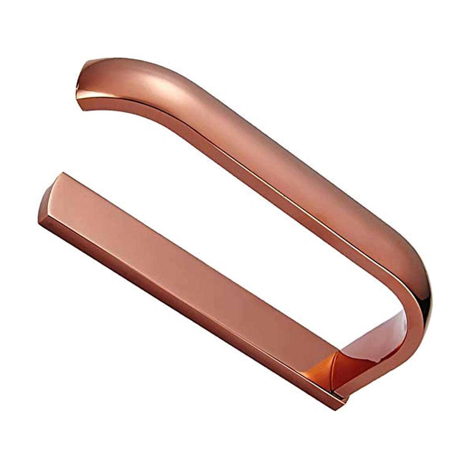 CMBSSTFC Supporto da Parete Moderno per Carta igienica in Ottone con Dispenser per Rotolo Singolo in Bronzo Dorato o Oro Rosa