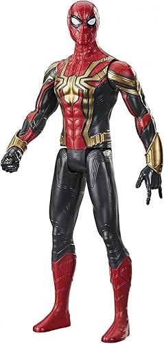 Marvel Spider-Man Titan Hero Series - Figura de acción de Iron Spider de 11.8 in, inspirado en la película de Spider-Man para niños a partir de 4