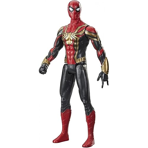 Marvel Spider-Man Titan Hero Series 30-Cm Iron Spider Integration Suit Action Figure Toy, Inspired by Spider-Man Movie, for Kids Ages 4 and Up