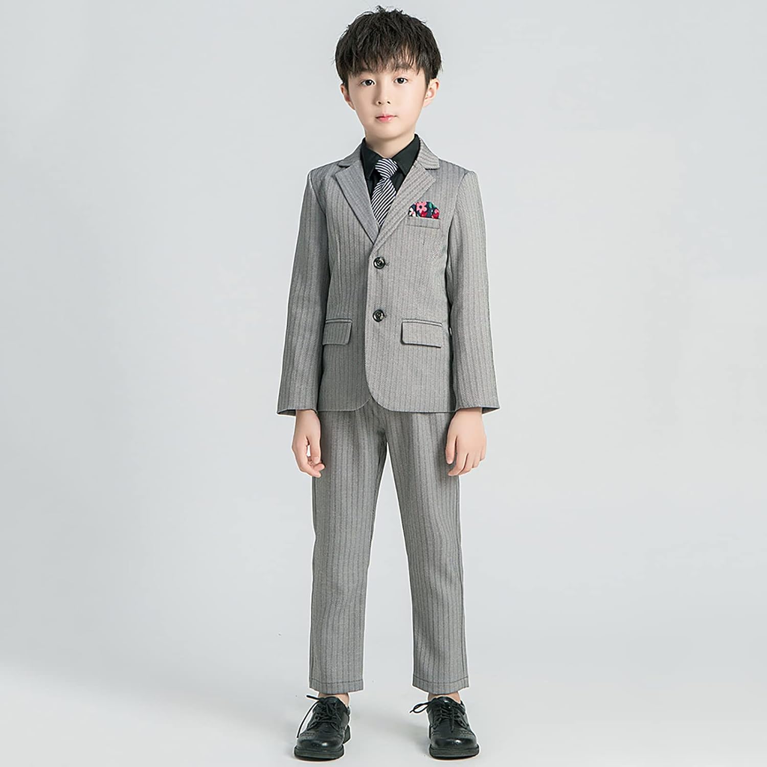 男の子　卒業式4点セット(グレー) 楽天市場】七五三 男の子 スーツ フォーマルスーツ 司会者