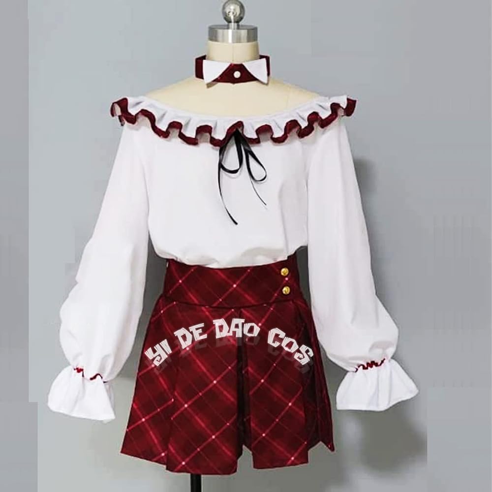 鈴谷アキ メイド衣装 コスプレ カスタム バーチャルユーチューバー 鈴谷アキ コスチューム