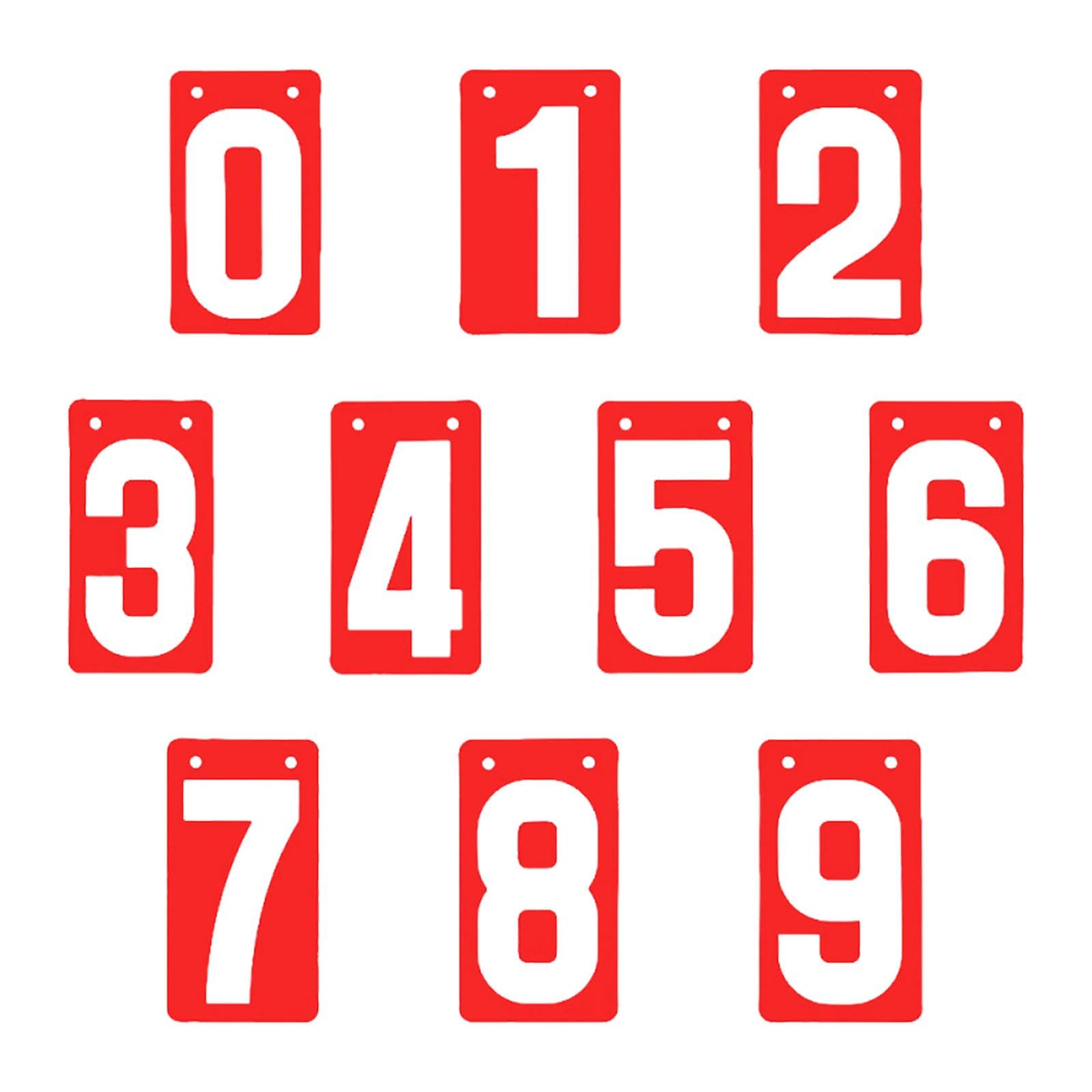 MERISHOPP® Score Keeper Practical Table Score Flipper for Football Badminton Basketball red|Sporting Goods | Other Sporting Goods| Other Sporting Goods|1 Set Numbers 0-9-image-13