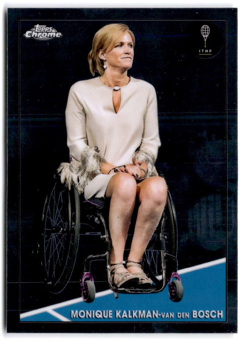 2021 Topps Chrome #33 Monique Kalkman-Van den Bosch Tennis Trading Card