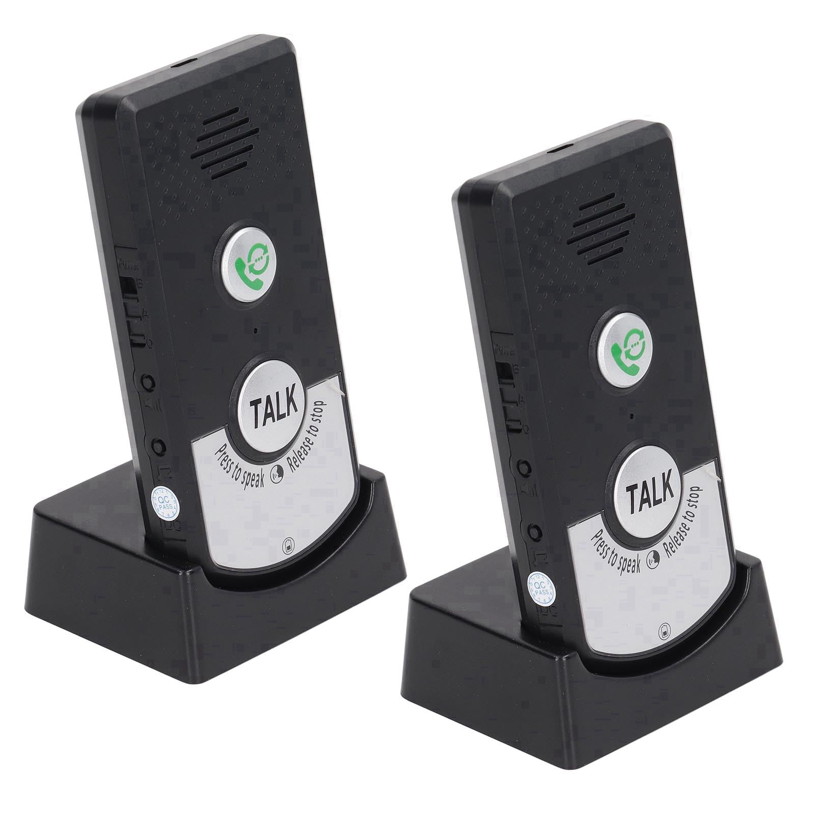 de Intercomunicador Inalámbrico de 2 Vías para el Hogar, Timbre de Intercomunicador de Voz Inalámbrico de Rango Ultralargo H8 Intercomunicador Bidireccional Externo Dual