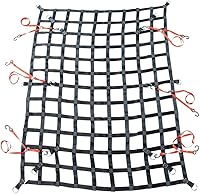 Vista 1 de Mytee Products - Red de carga resistente de 6' x 8' para cama de camioneta con anillos en D y accesorios de sujeción - Resistente red de carga