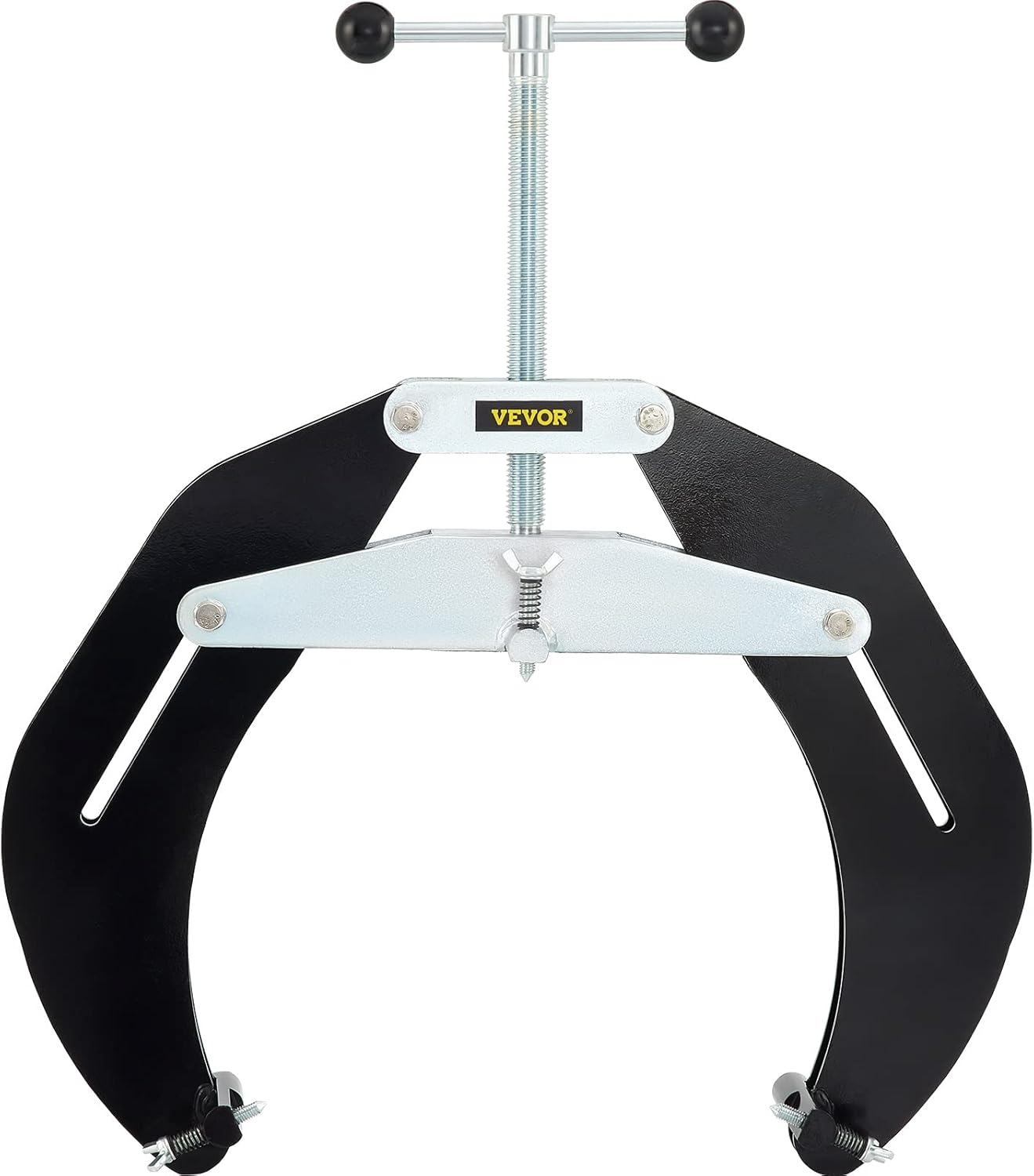 VEVOR Pipe Clamp, 5 to 12 in, High Strength Ultra Clamp with Quick Acting Screws, Steel Pipe Alignment Tool with Lightweight Design, Black