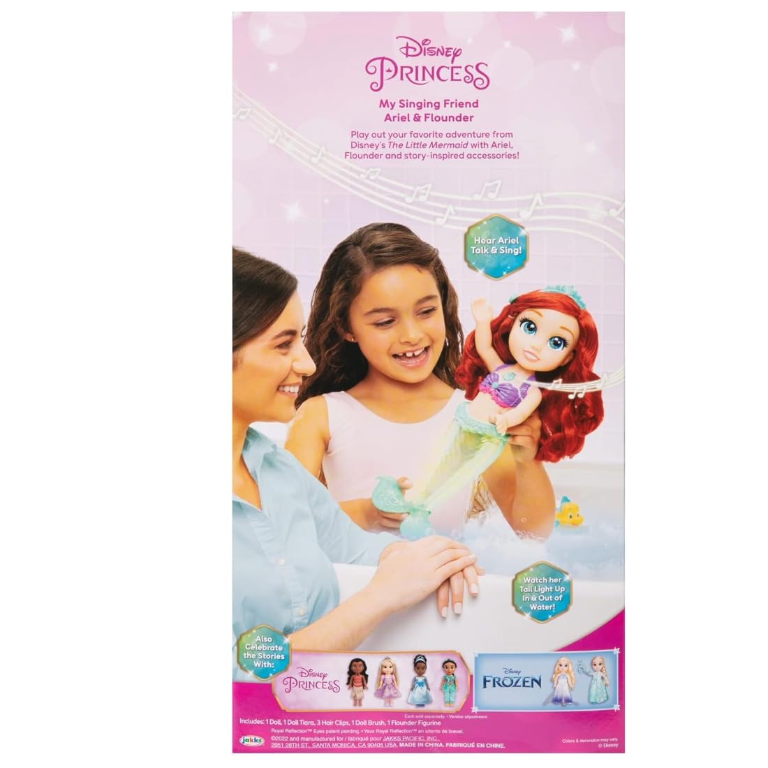 Disney Bambola Ariel My Singing Friend delle Principesse, alta 35 cm, canta e pronuncia oltre 10 frasi ispirate alla storia. Include accessori per un gioco ancora più divertente