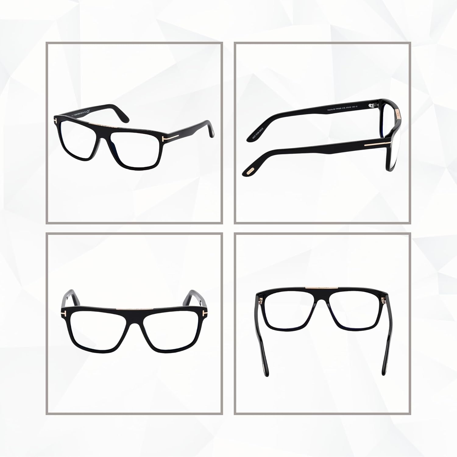 Tom Ford FT0628 Cecilio-02 Square Sunglasses for Men +BUNDLE with ACCESSORY EYEWEAR KIT - Image 3