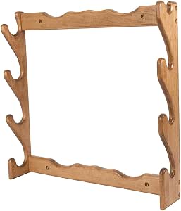 MObyat Wall Mounted Rifle Rack, Rifle Organizer, Holds 4 Firearms ...