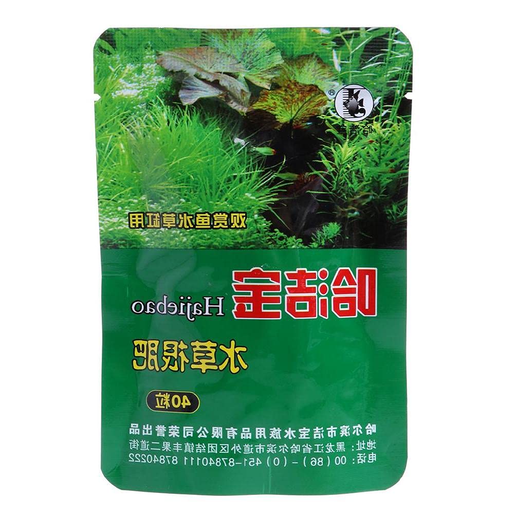Acquario Piante vive Fertilizzante Radice Tabs Qtà 40 Capsule Migliori per Pesci per Acquario Piante Acquatiche Indoor Outdoor Green Plan Riscaldatore Acquario Termometro Luce Decorazioni Acquario