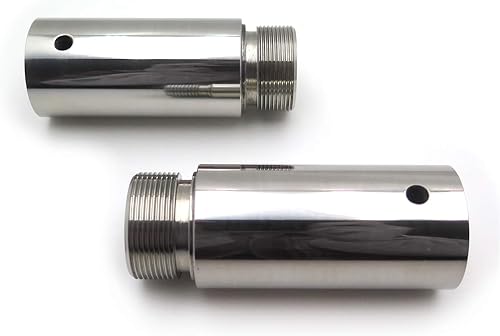 HTTMT - Tubo de horquilla de 1.535 in 3 pulgadas 3 "Extensiones para Harley Dyna Glide Sportster XL 883 1200 PNTGHD-HAD025-CD