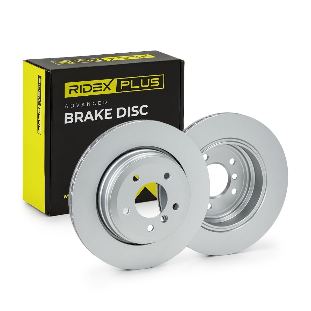 RIDEX PLUS 82B0196P 2x Disco de freno Trasero con tornillos Compatible con BMW 5 Sedán E60