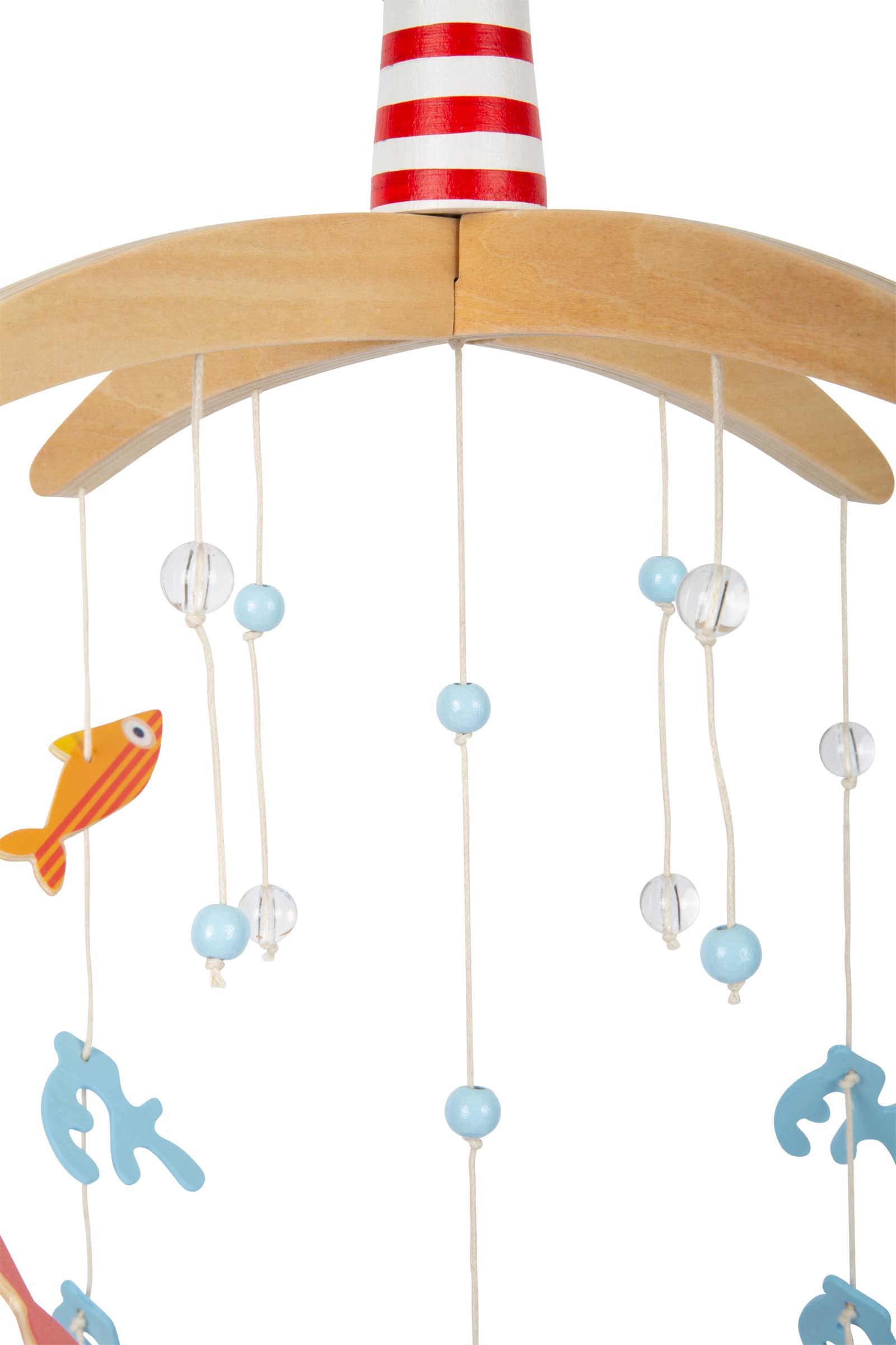 Small Foot Móvil Gran Océano, de Madera, móvil 3D de Aspecto marítimo, Ideal para niños pequeños y bebés, 12290