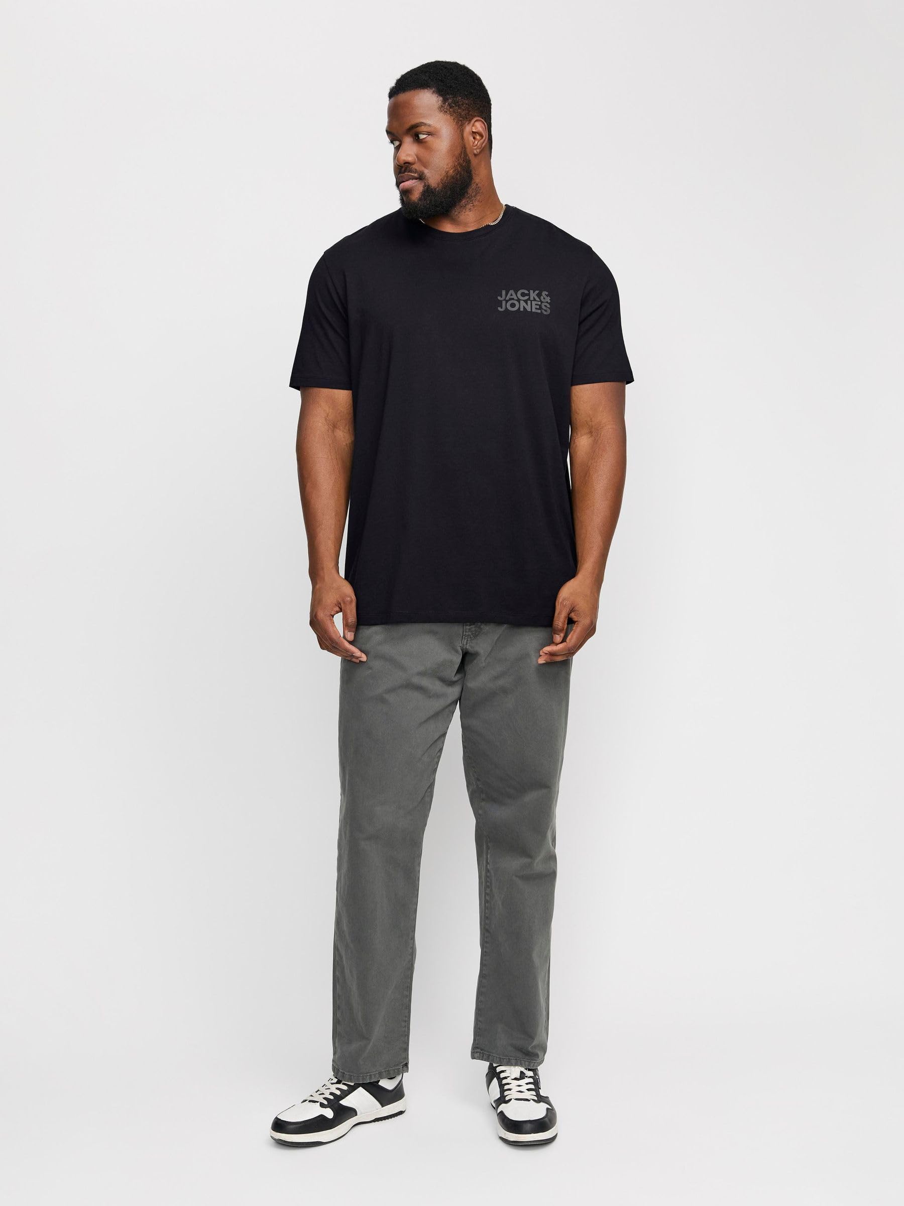 JACK & JONES Jjecorp Logo tee Play SS O-n Noos Pls Camiseta Hombre Pack de 1