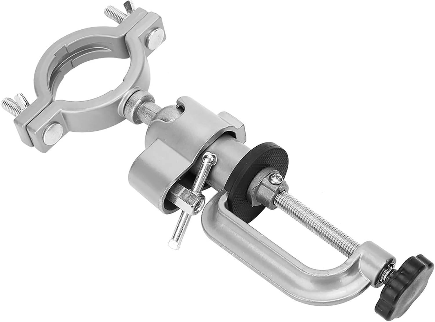 Bench Grinder Stand, Angle Grinder Stand Electric Drill Stand Angle Grinder Holder Universal Aluminum Alloy Clamp Bracket Power Tool Bench Vises Clamp Grinder Holder