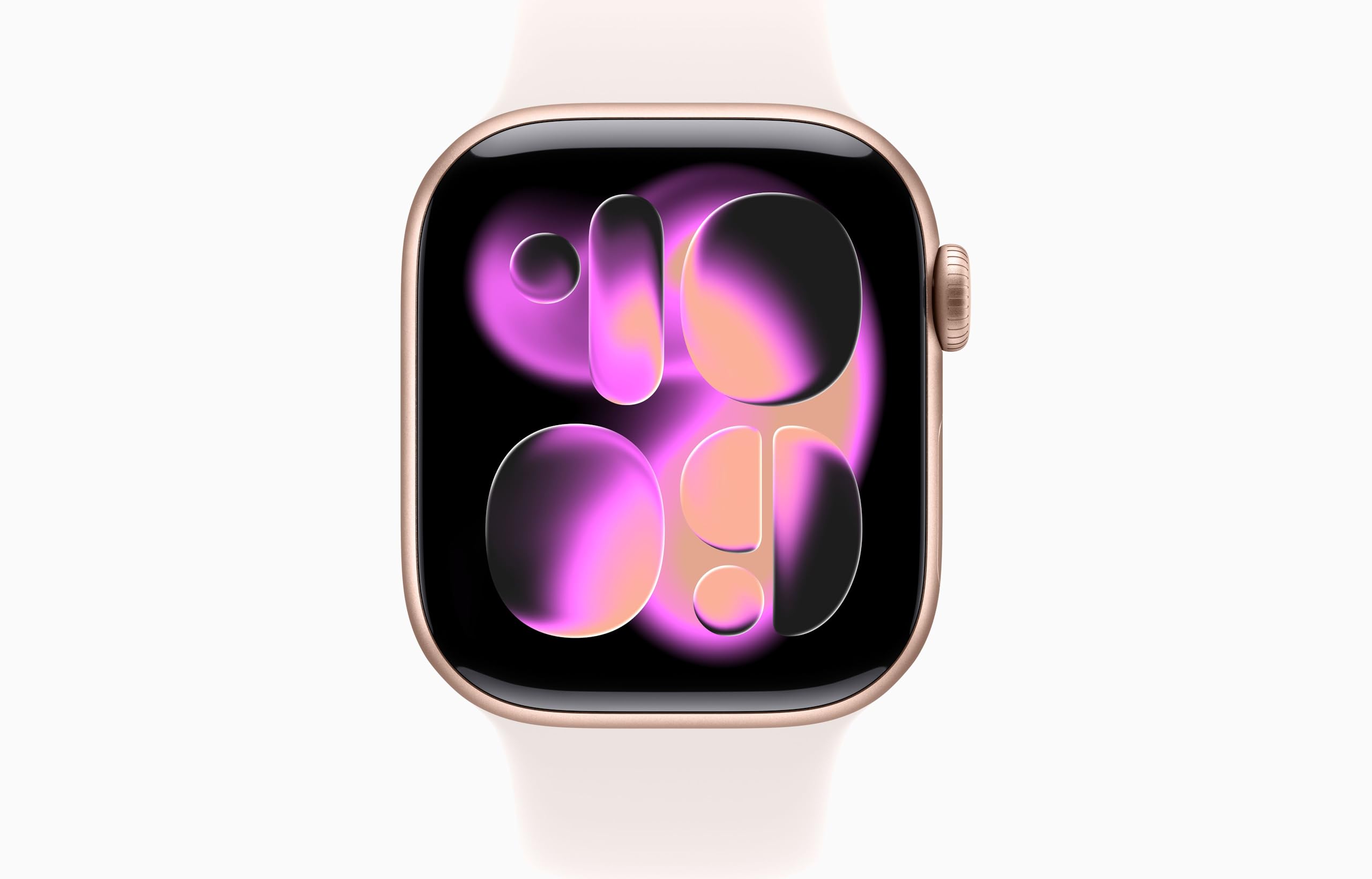 Apple Watch Series 11 [GPS, 42mm] Cassa Oro Rosa in Alluminio con Cinturino Sport Rosa Fard, S/M (Ricondizionato)