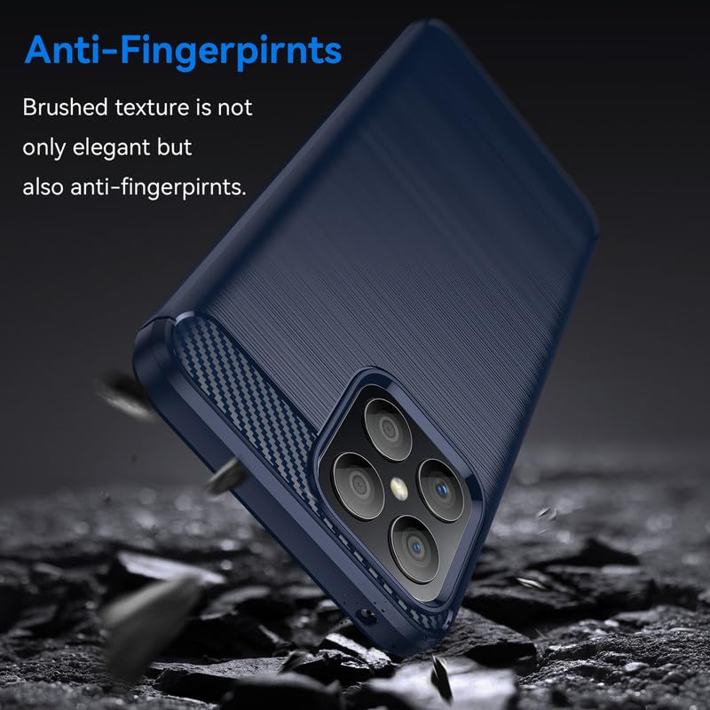 Image of Basic Case for Honor X8 4G / X30i (Carbon Fibre Blue)