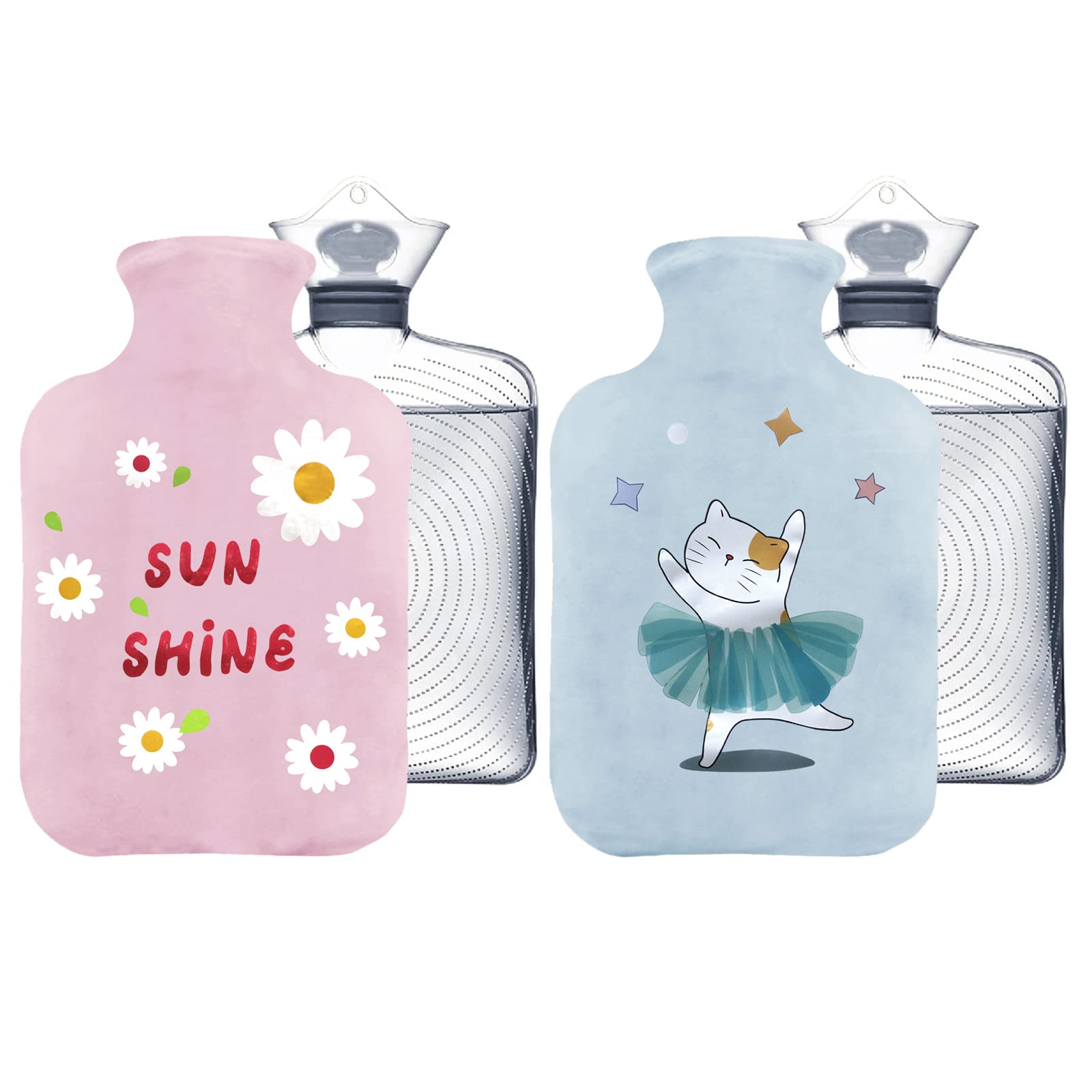 Amazon.co.jp: 湯たんぽ2個セット 注水式 秋冬寒さ 容量1.8L エコ湯