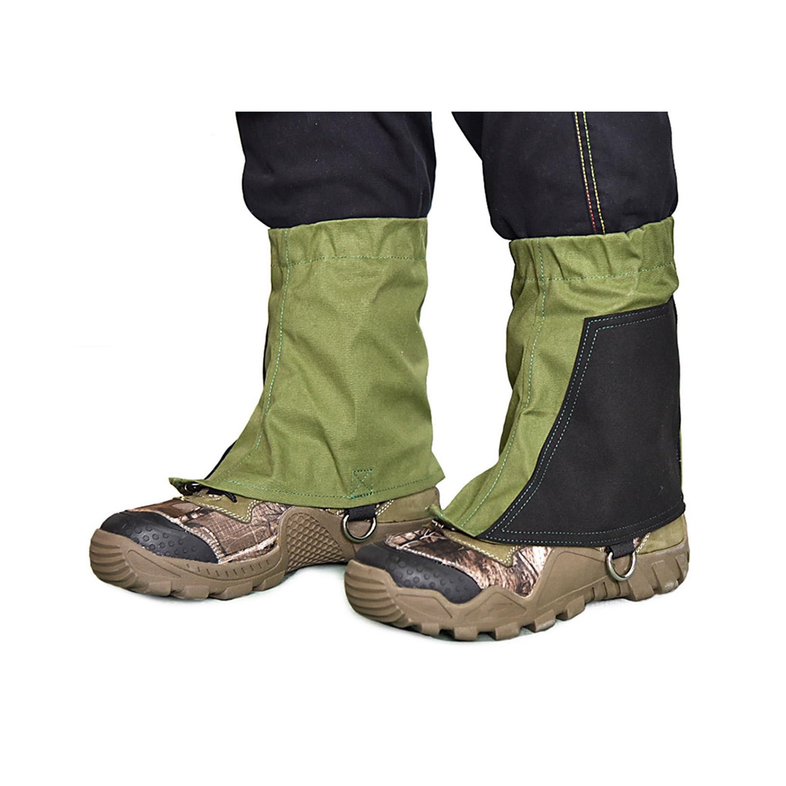 Polainas para hombre y mujer, polainas de pierna corta, polainas de senderismo para senderismo, caminar, caza, mochileros y escalada al aire libre