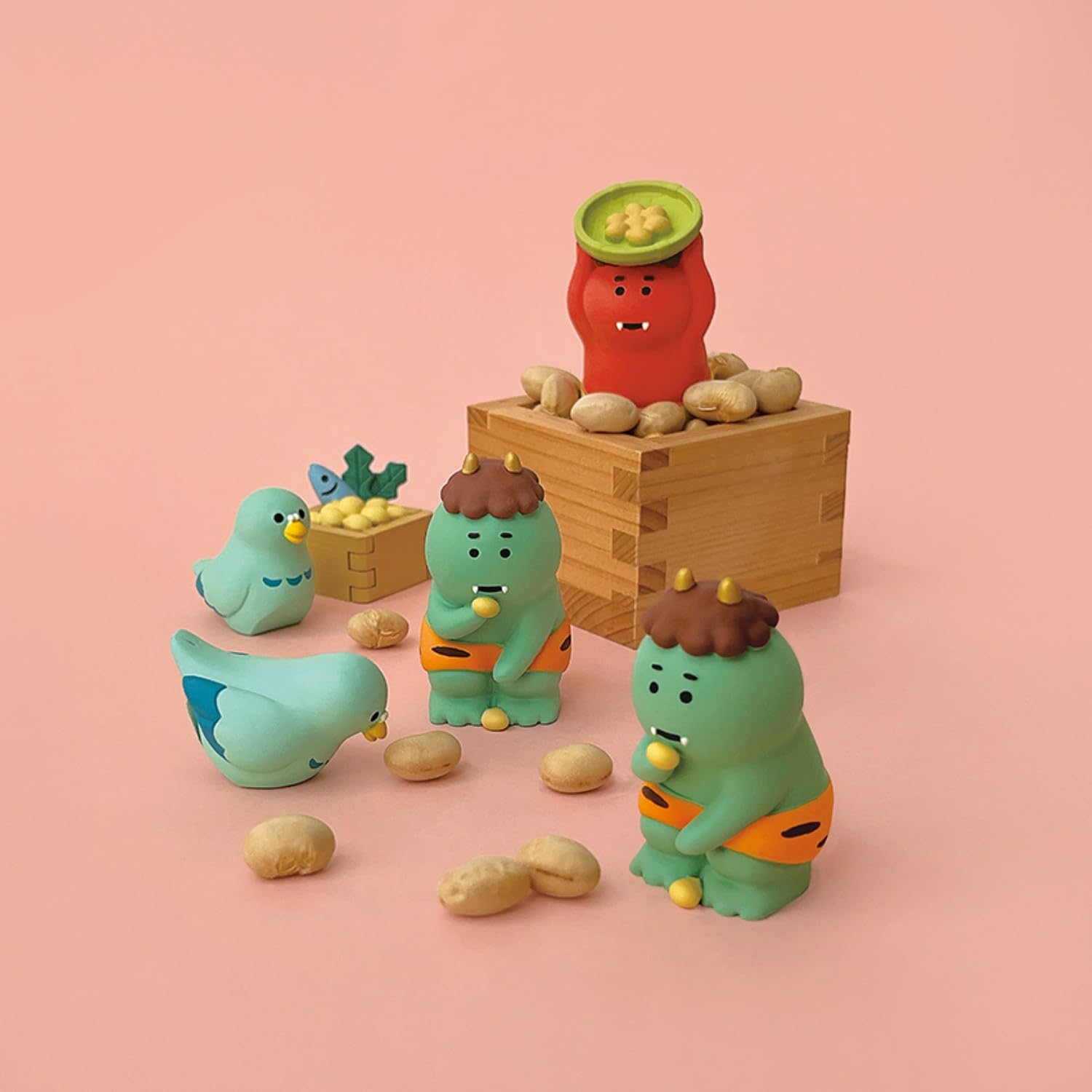Amazon.co.jp: デコレconcombre 豆ひろい鬼 豆ひろい鬼 約27×32×h50