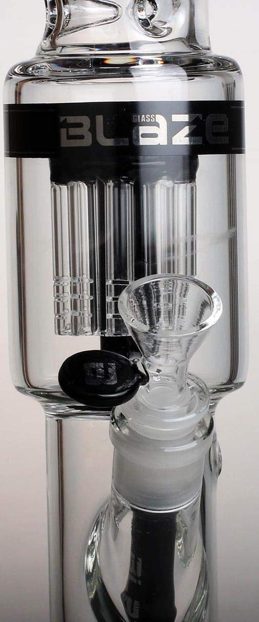Blaze Voodoo Ice-Bong 480mm Borosilikatglas 10-Arm Perkolator NS 19/14