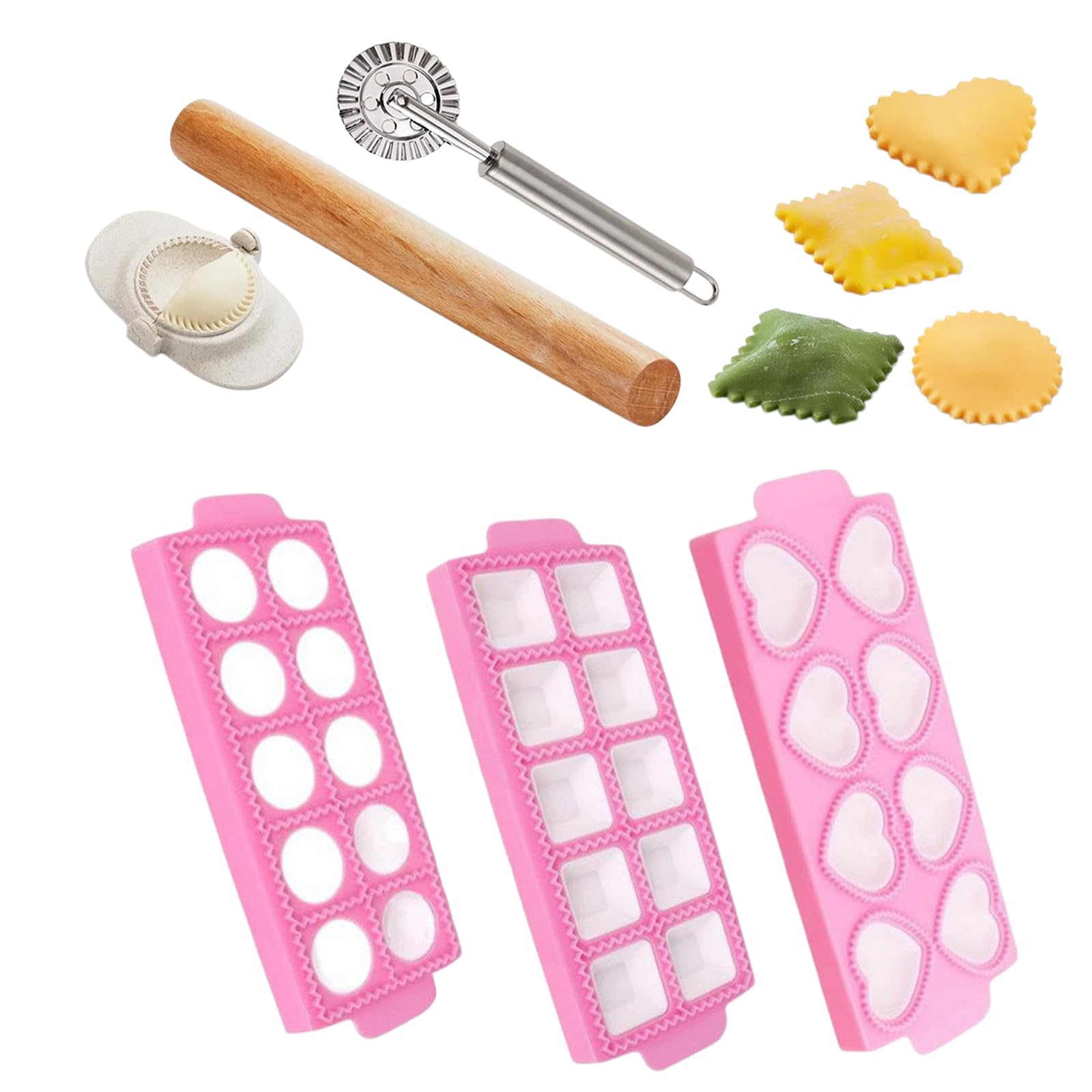 Ravioli Maker Set, 6-teilig, manuelles Wrapper Formen